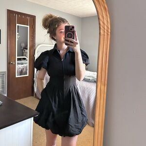 Summer/Spring Black Game Day Dress